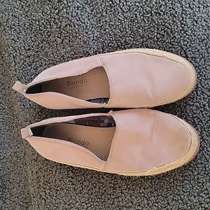 Light Pink Blondo Bailey Espadrille Waterproof Flats